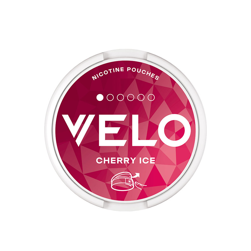 VELO Cherry Ice 4 mg kolek R sáčky 5 ks