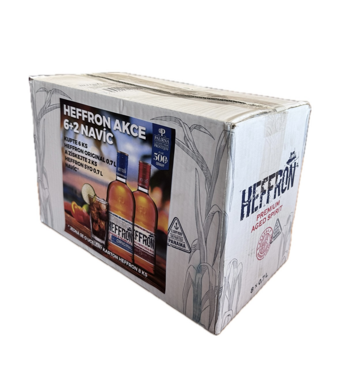 HEFFRON Original 38 % 700 ml + 5 yo 8 ks