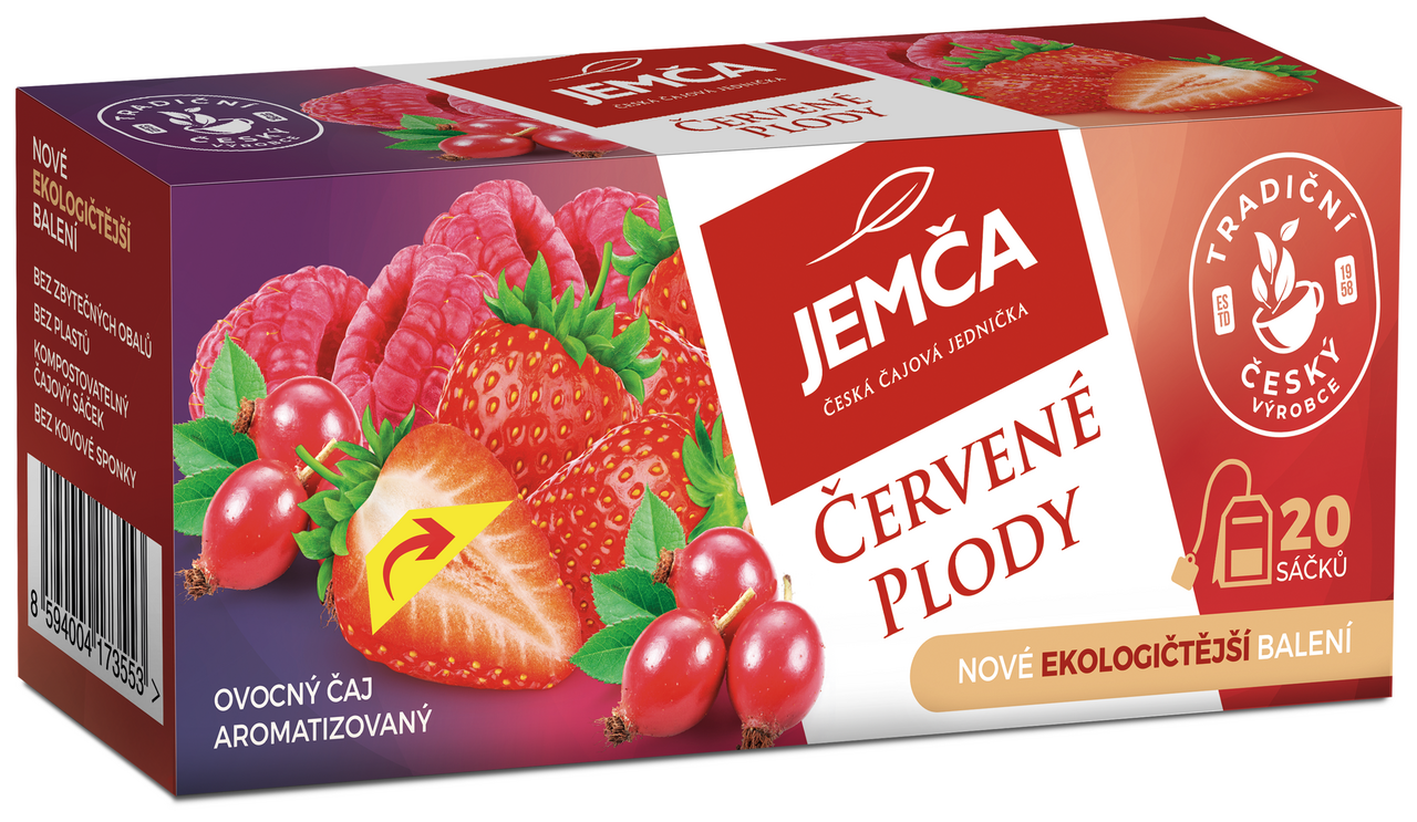 JEMČA Červené plody 3 x 40 g