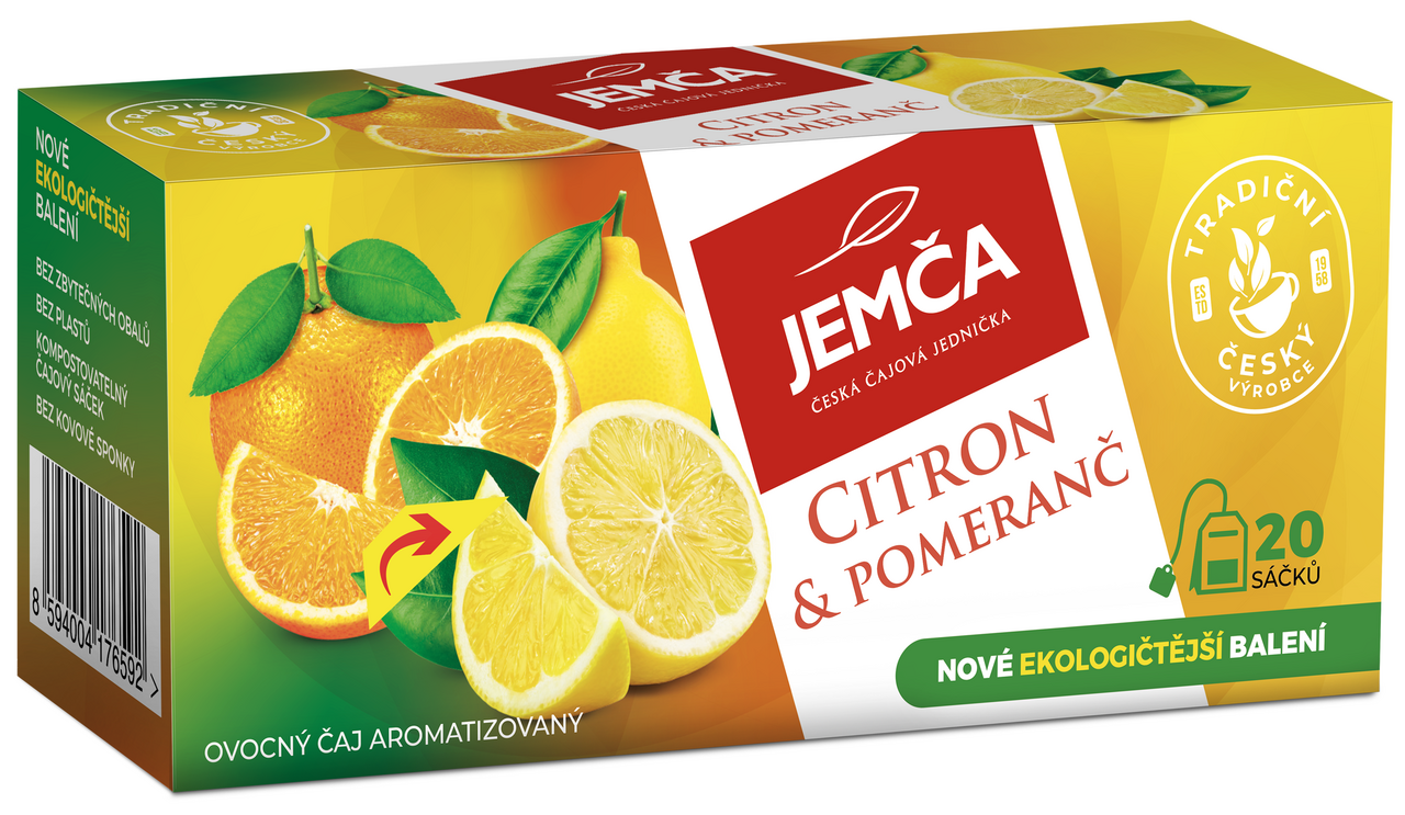 JEMČA Citron a pomeranč 3 x 35 g