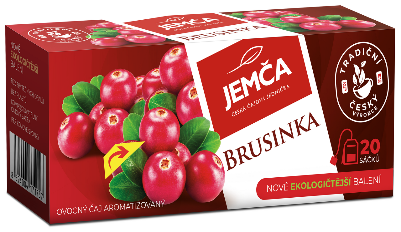 JEMČA Brusinka 3 x 40 g