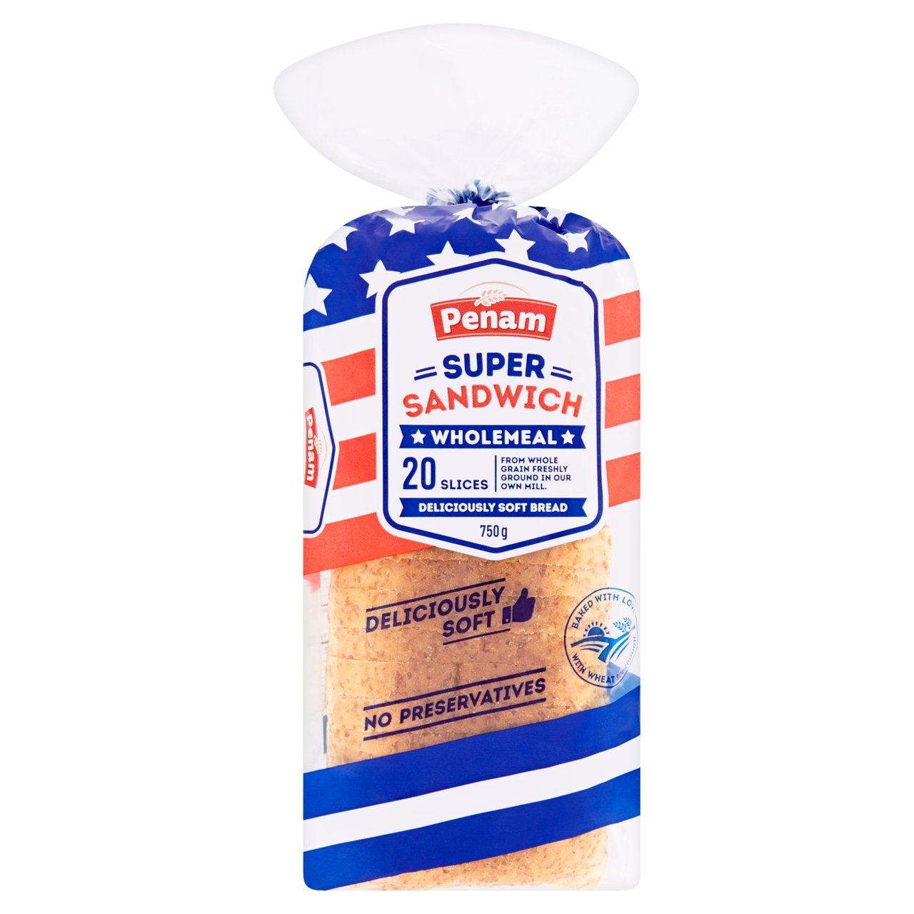 Penam Super Sandwich celozrnný 750 g