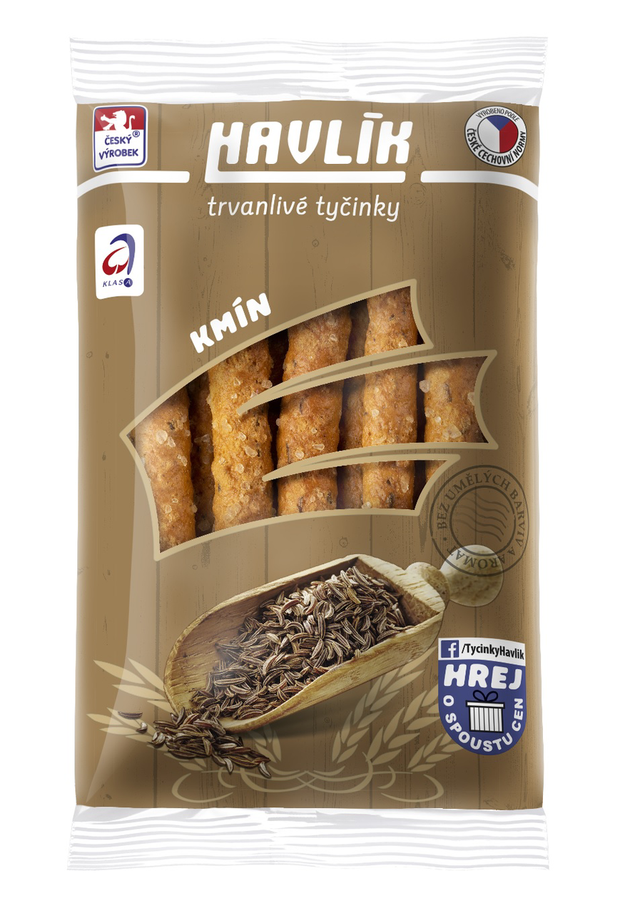 HAVLÍK OPAL Tyčinky kmínové trvanlivé 6 x 90 g