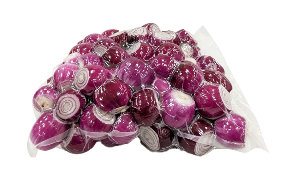 Cibule červená loupaná celá 5 kg