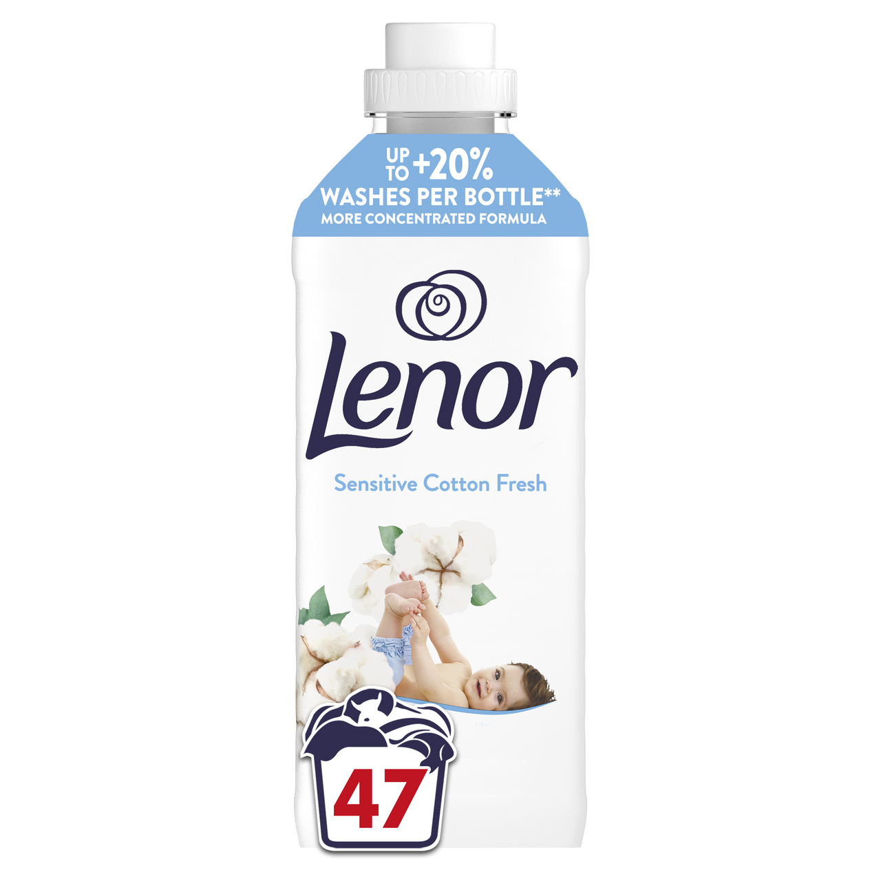Lenor Cotton Fresh aviváž (47 praní) 987 ml