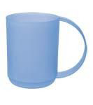 Hrnek plastový s velkým uchem 400ml 1 ks