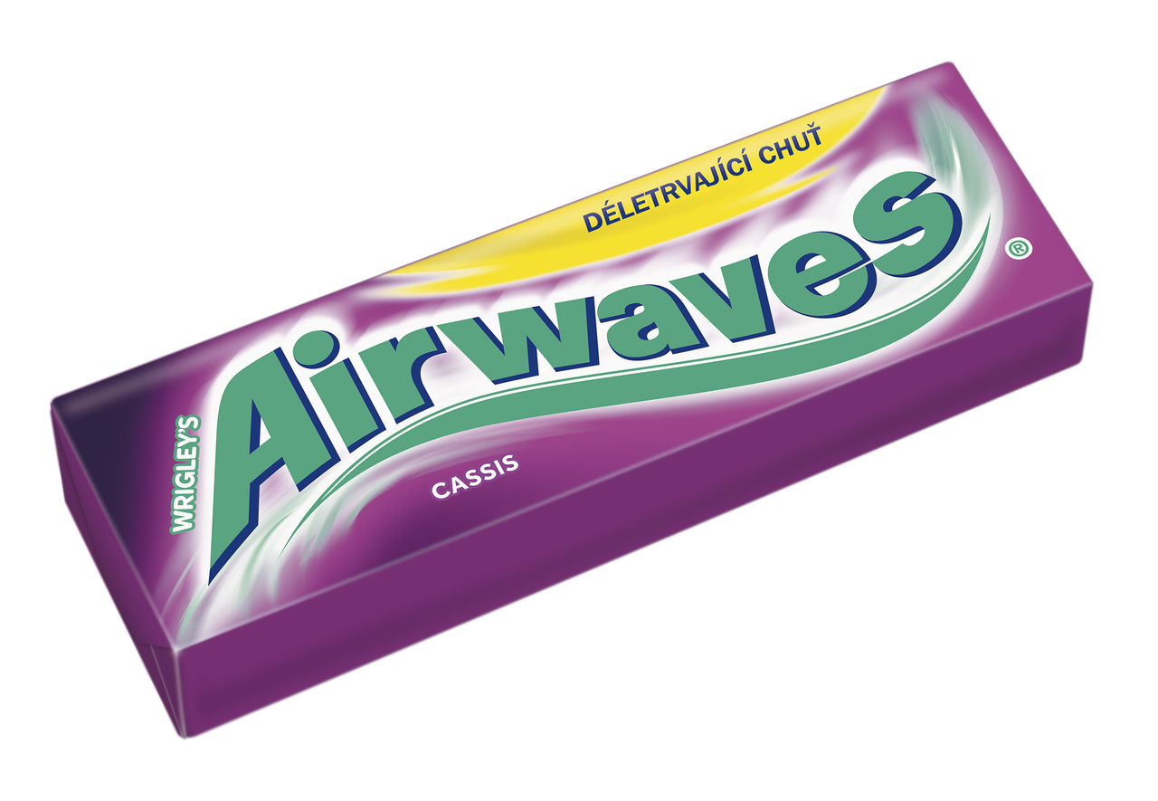 Airwaves žvýkačky Cassis dražé 30 x 14 g