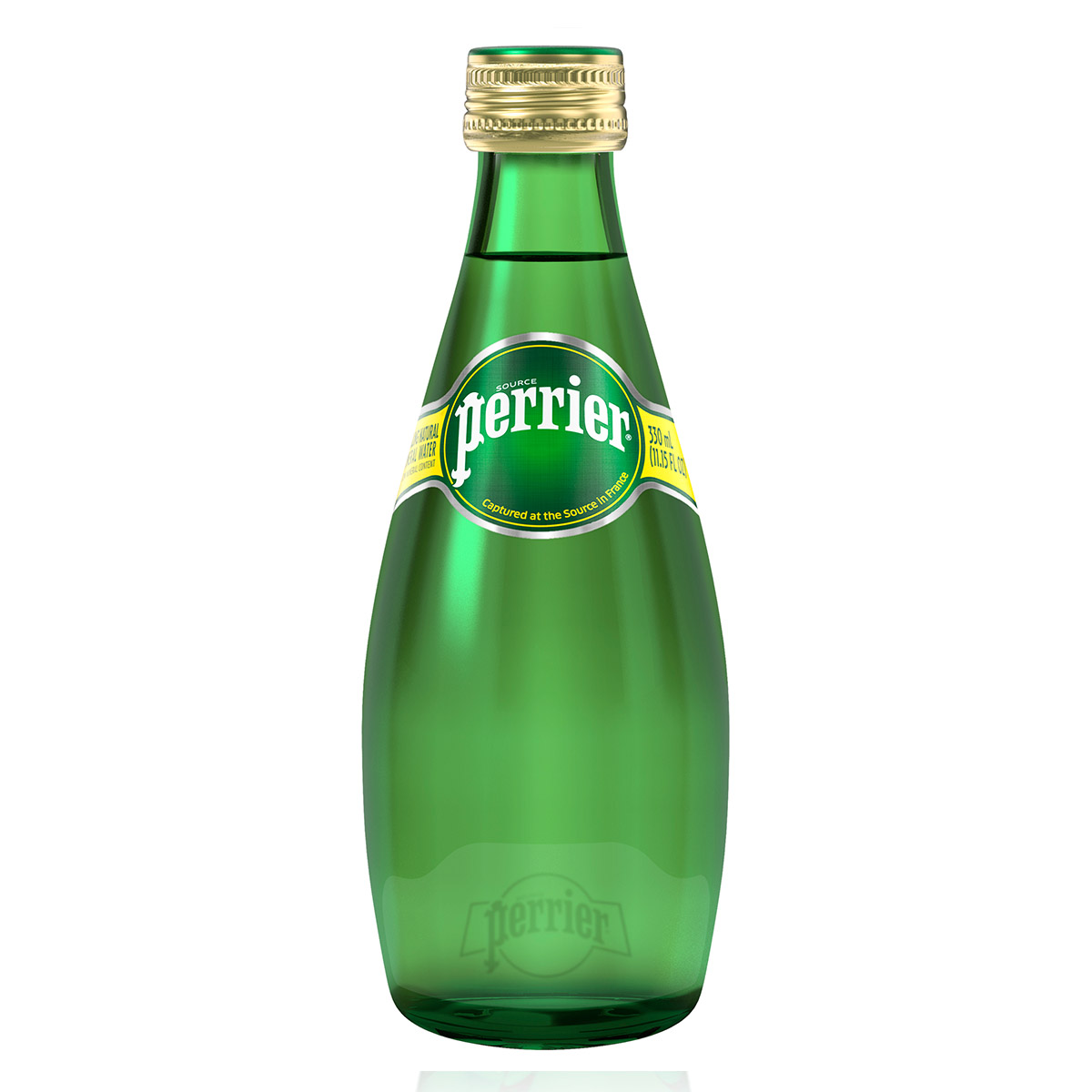 Perrier Voda minerální perlivá 4 x 330 ml
