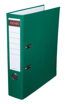 SIGMA Pořadač A4/8 cm zelený 5 ks