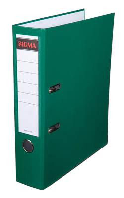SIGMA Pořadač A4/8 cm zelený 5 ks