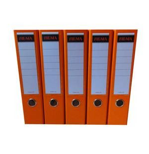SIGMA Pořadač A4/8 cm oranžový 5 ks