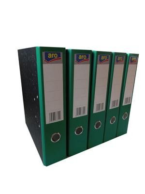 aro Pořadač A4/75 mm mramorový zelený 5 ks
