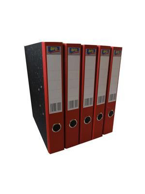 aro Pořadač A4/50 mm mramorový červený 5 ks