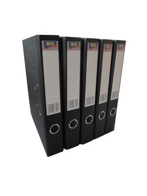 aro Pořadač A4/50 mm mramorový černý 5 ks