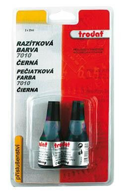 Barva razítková Trodat černá sada 2 ks