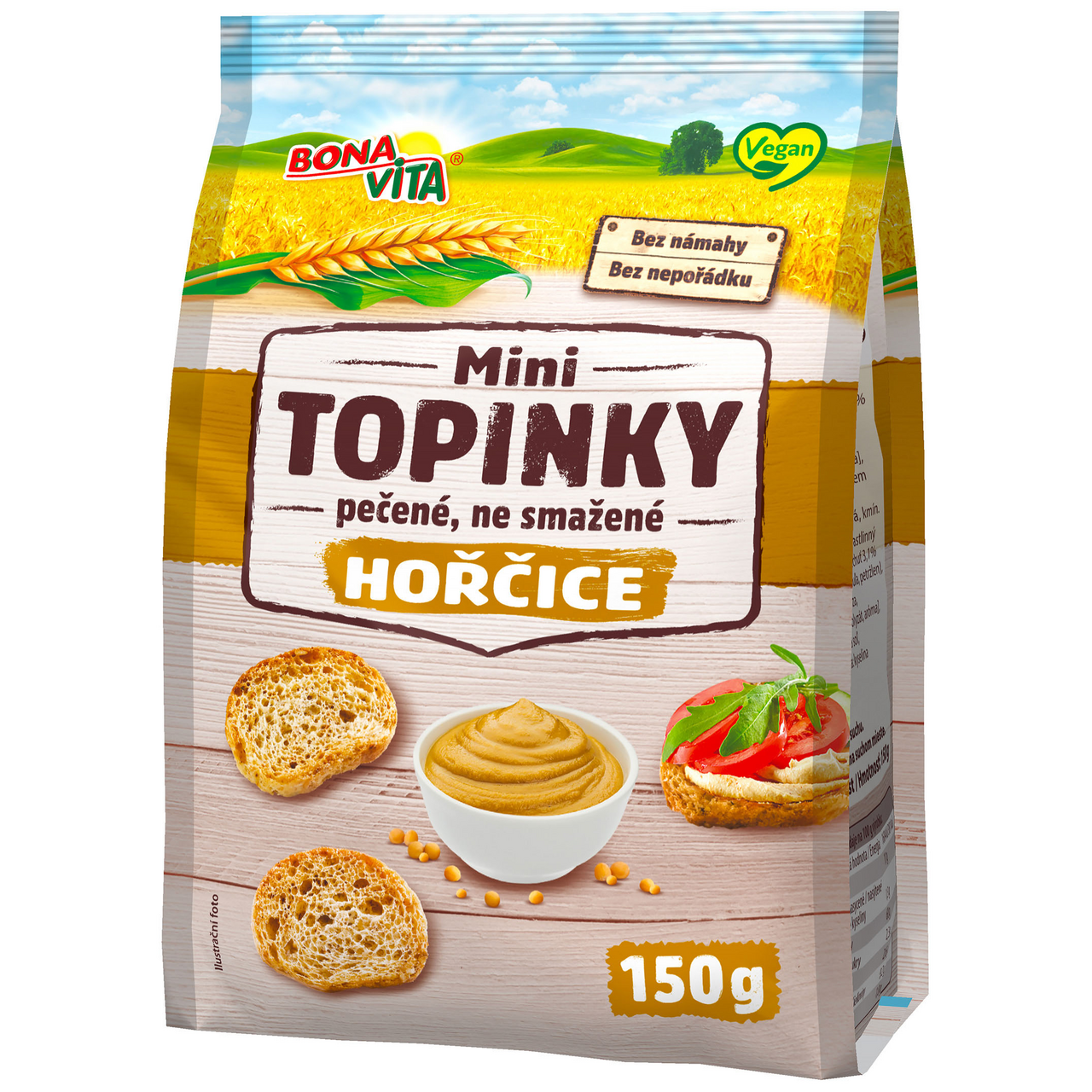 BONAVITA Topinky hořčice 150 g