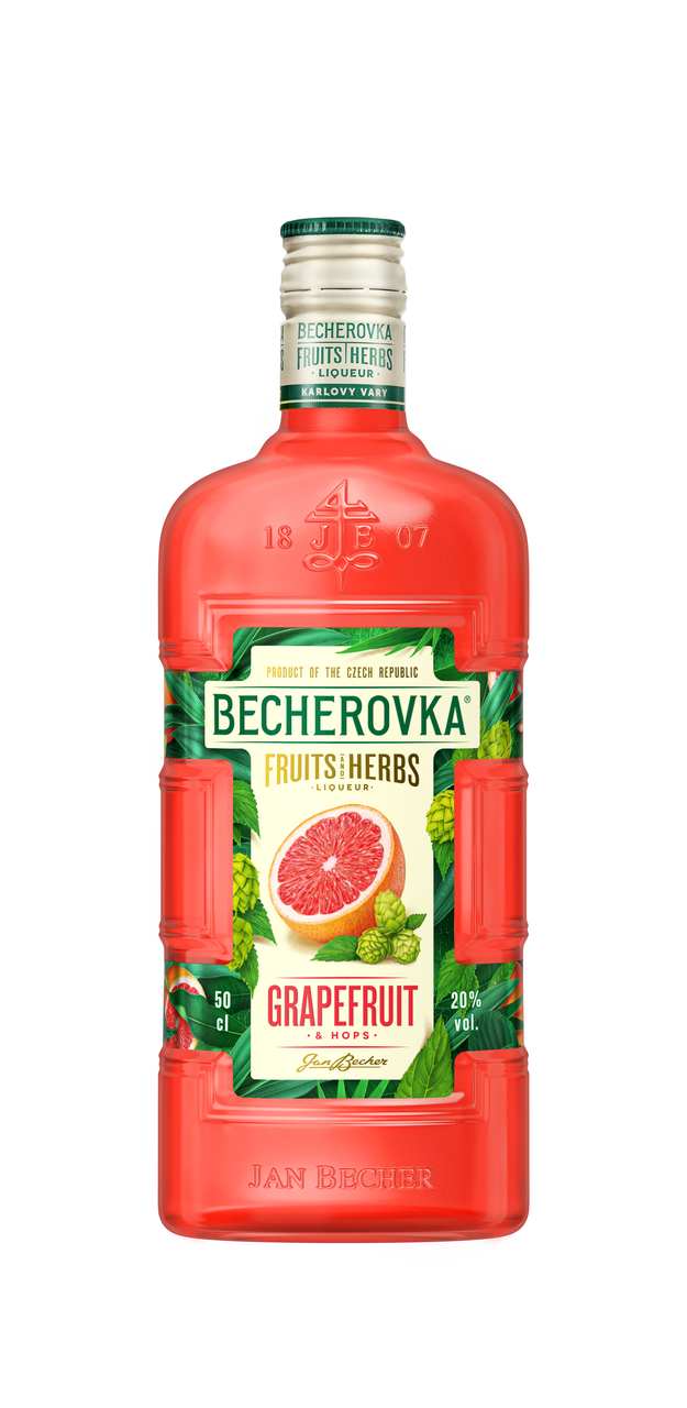 BECHEROVKA Grapefruit 20 % 12 x 500 ml