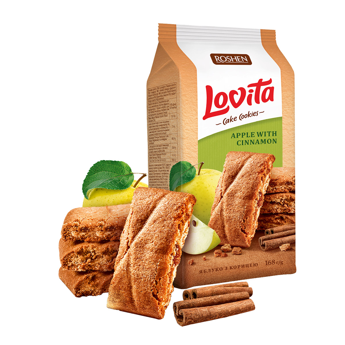 ROSHEN Lovita Cake Apple Cinnamon 168 g
