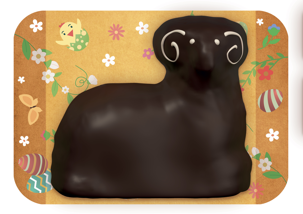 Beránek Mini poleva tmavá 130 g