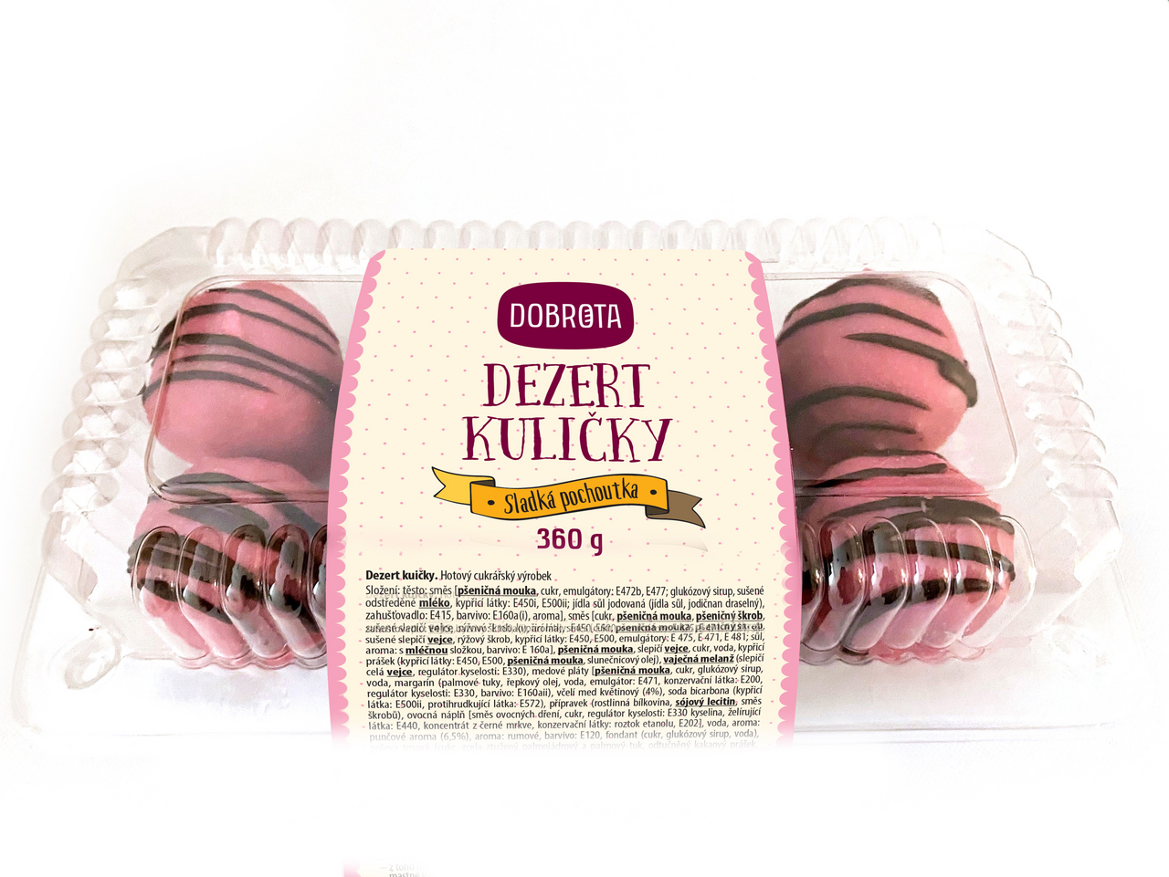 DOBROTA Dezert kuličky 360 g