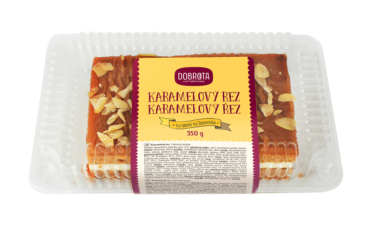 DOBROTA Kakaový řez se slaným karamelem 250 g