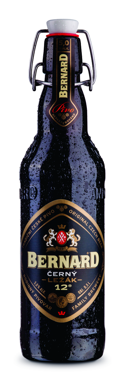 BERNARD Černý tmavý ležák 500 ml vratná láhev