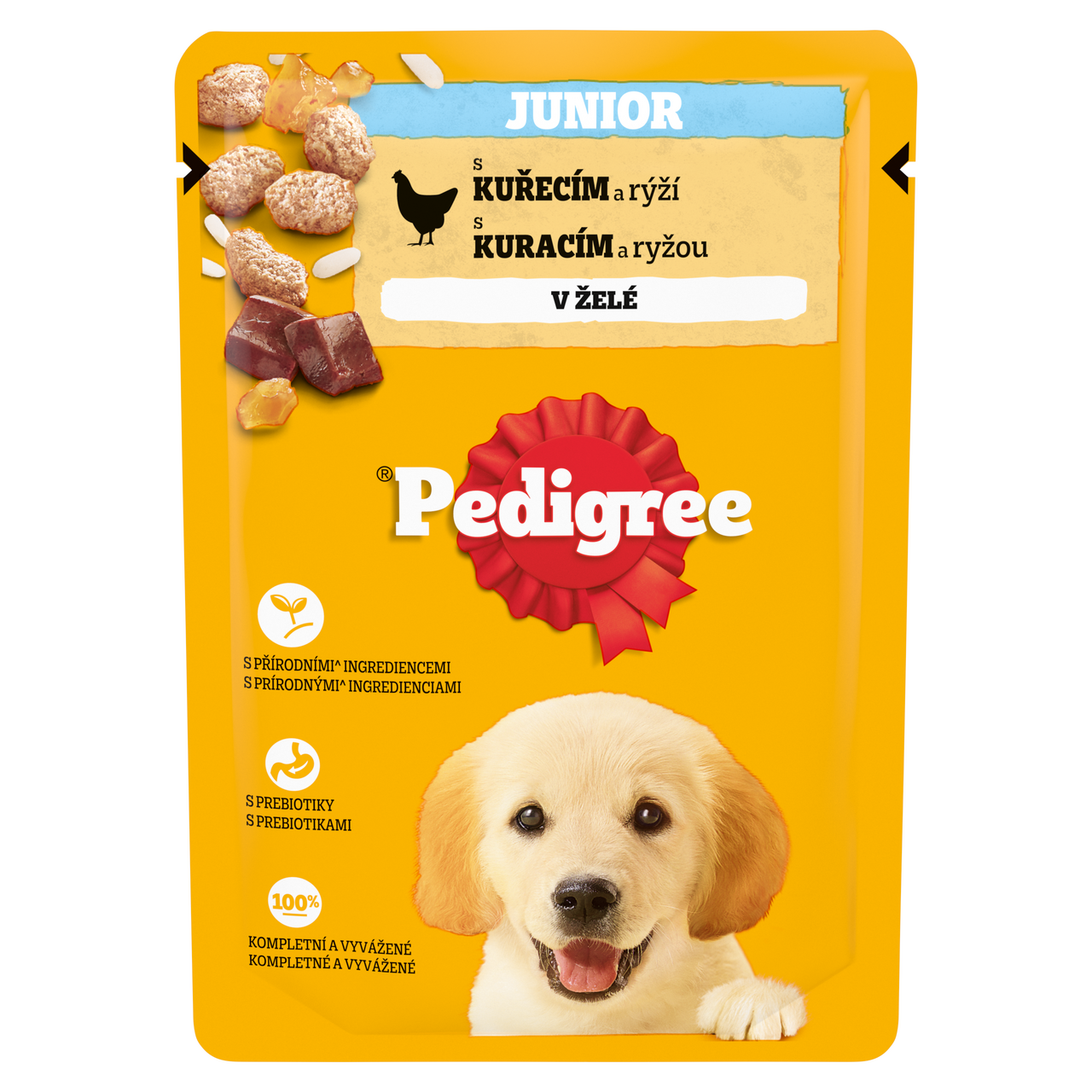 Pedigree Junior Kapsička kuřecí v želé pro psy 24 x 100 g