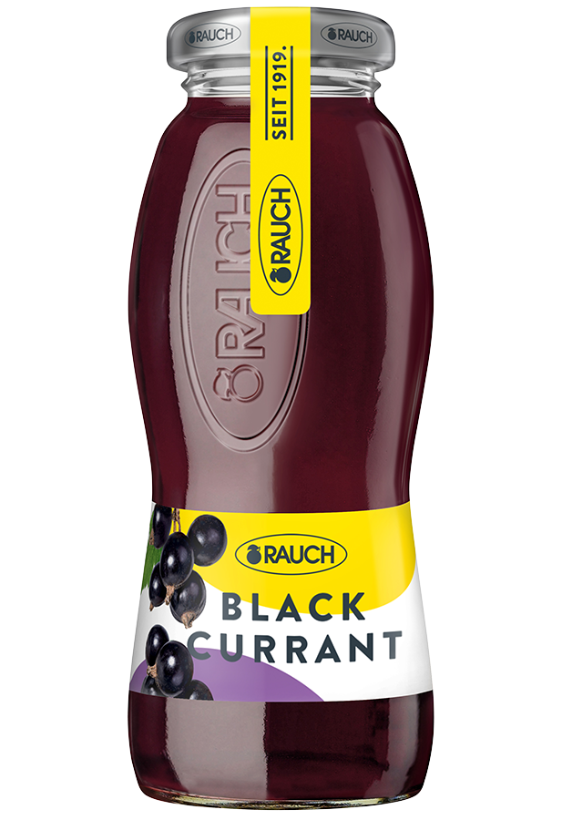 RAUCH Černý rybíz 25 % 24 x 200 ml