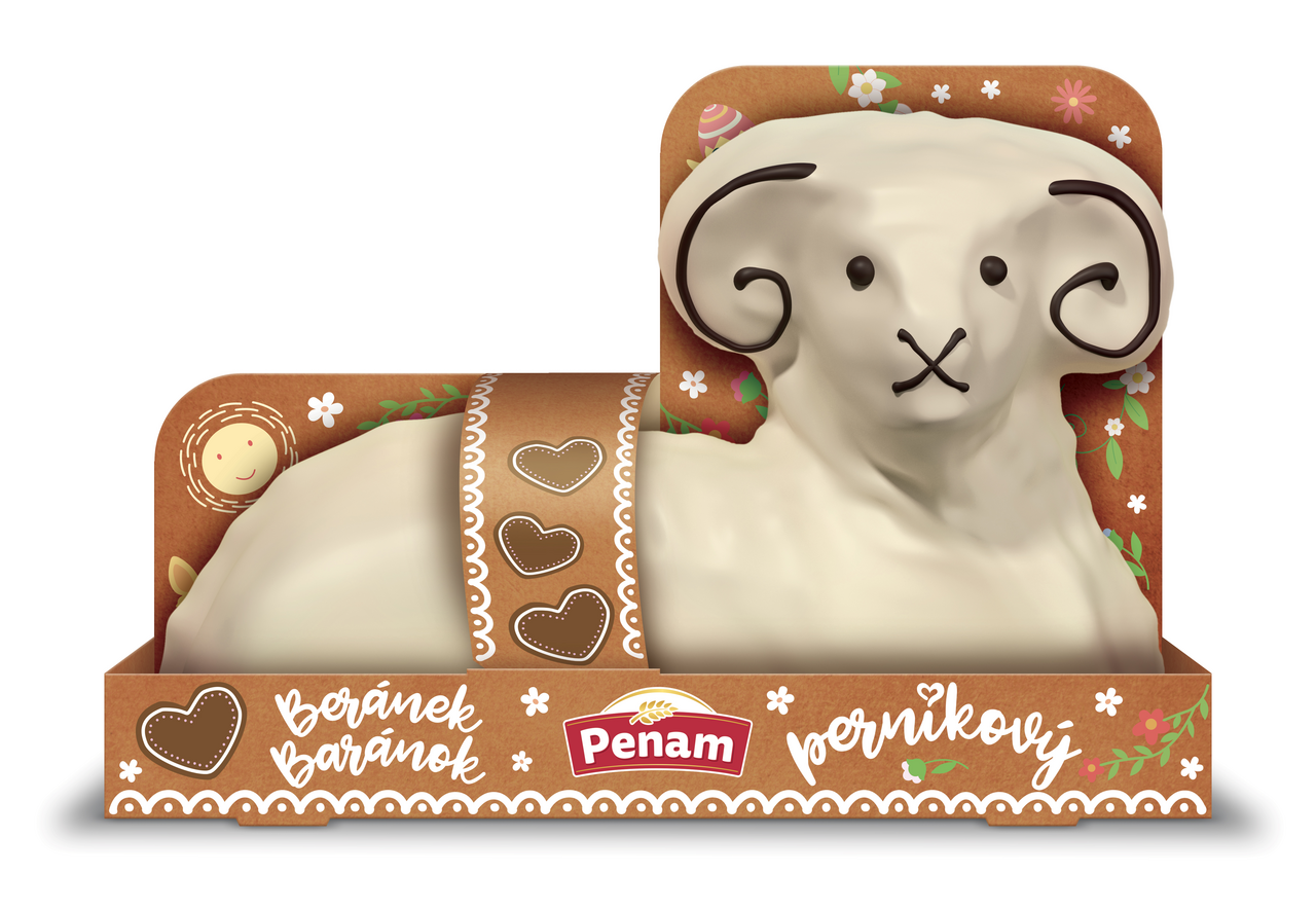 Beránek perníkový poleva světlá 400 g
