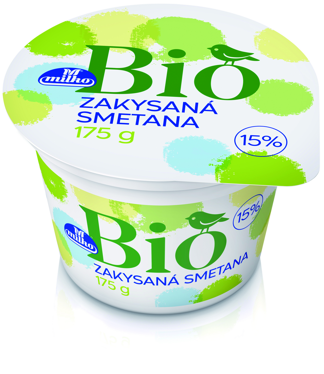 milko Smetana zakysaná BIO 15 % chlaz. 175 g