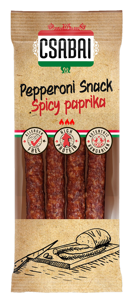 CSABAI Klobásky Snäck pikant chlaz. 100 g