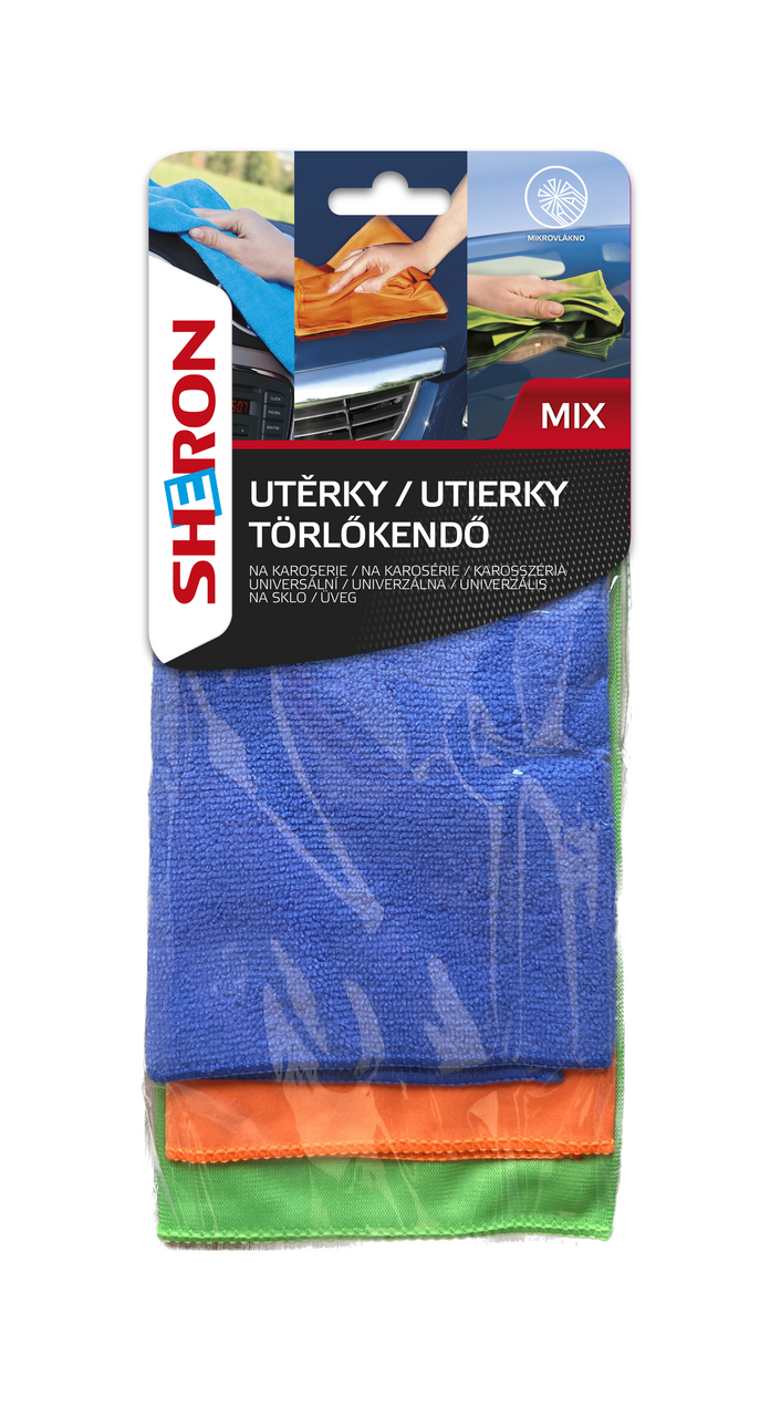 SHERON Utěrka mikrovlákno 3 ks
