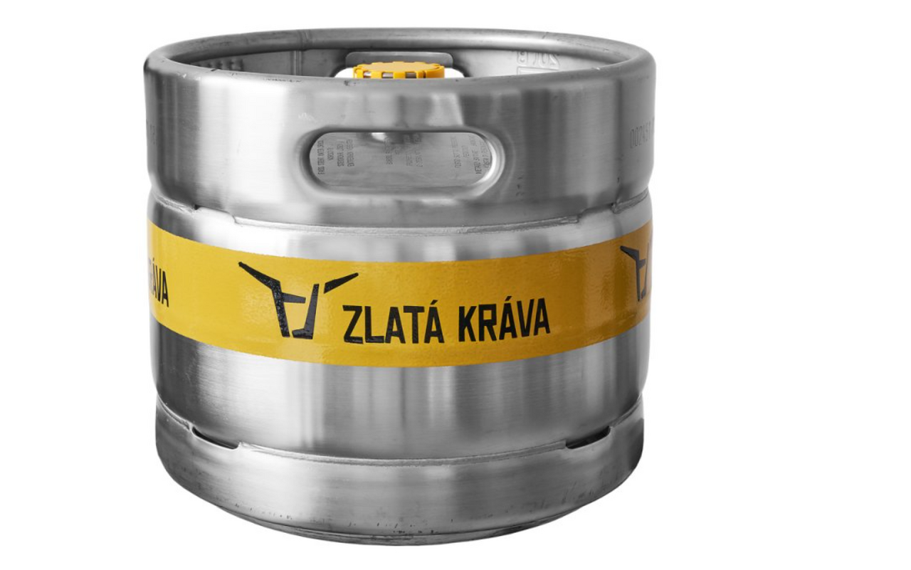 ZLATÁ KRÁVA Plnotučná 30 l KEG