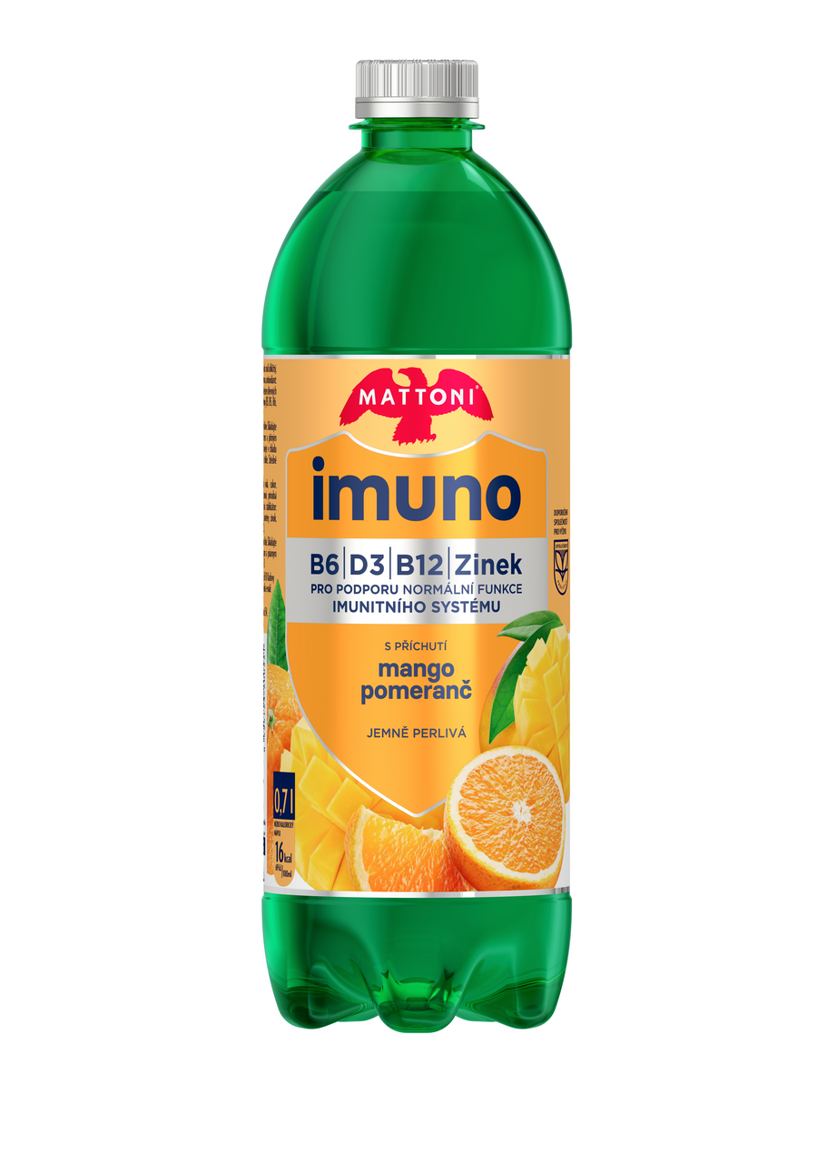 MATTONI Imuno mango pomeranč 700 ml