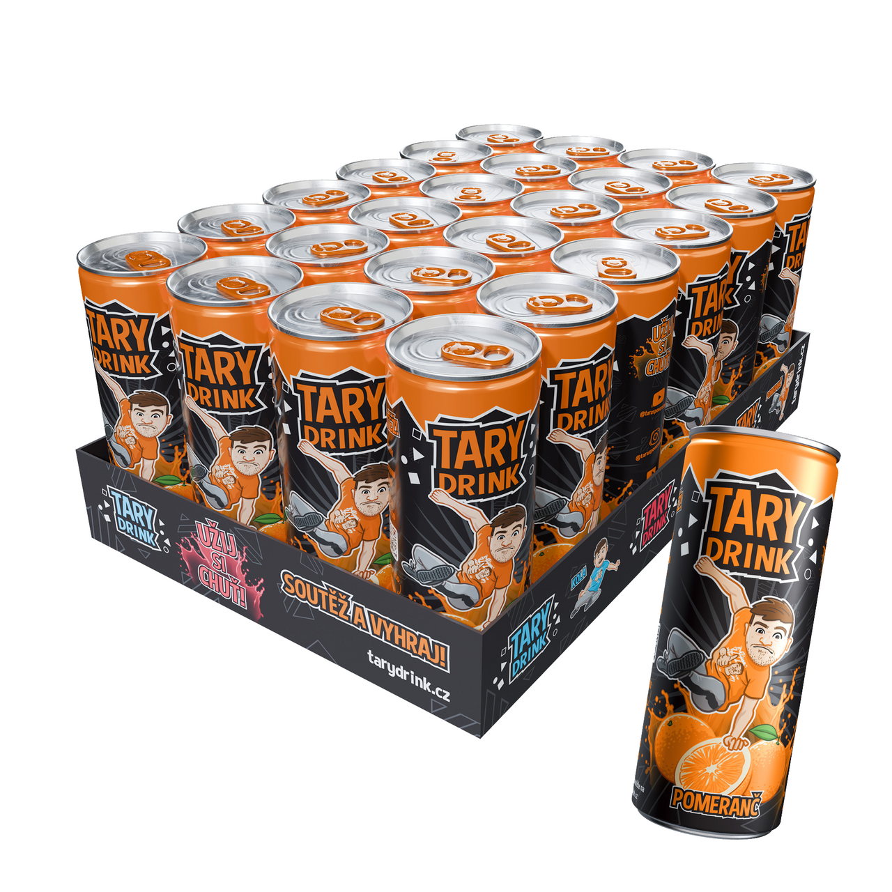 TARY DRINK Pomeranč 24 x 250 ml