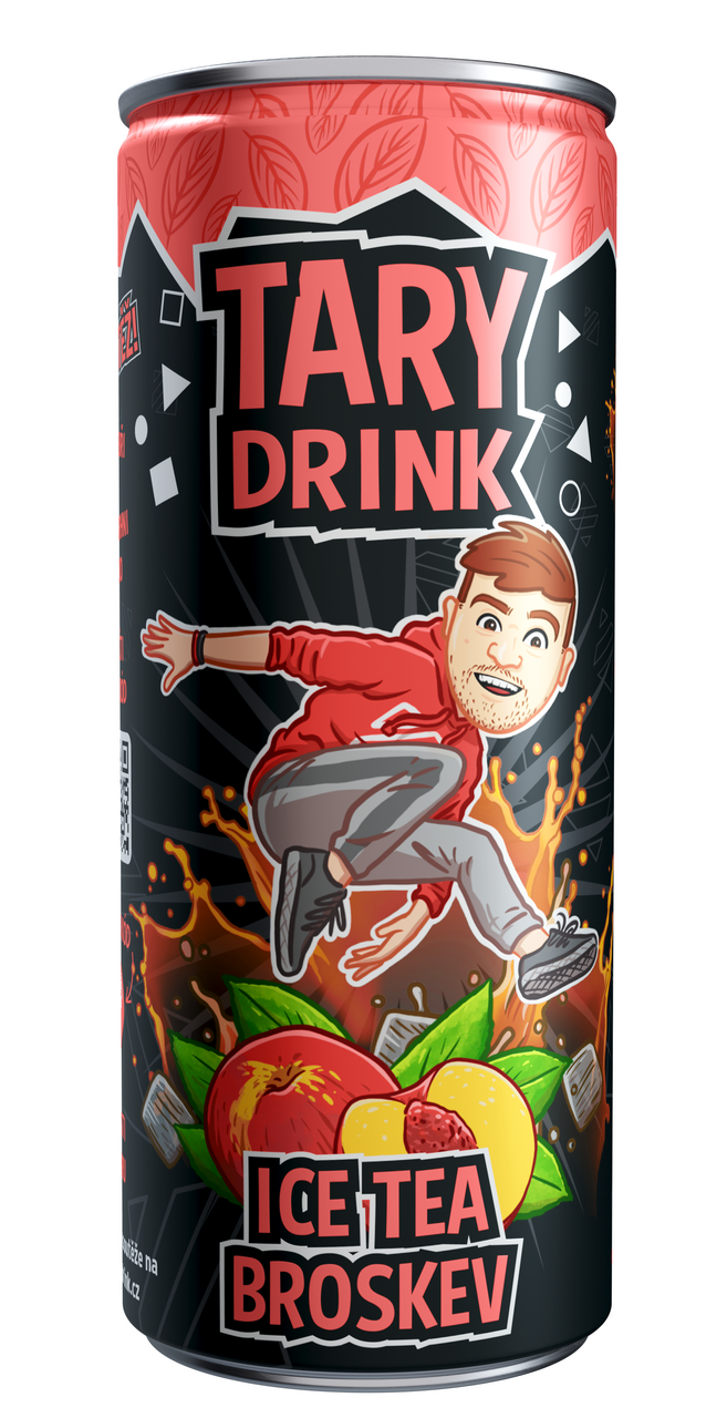 TARY DRINK Ice Tea broskev 24 x 250 ml