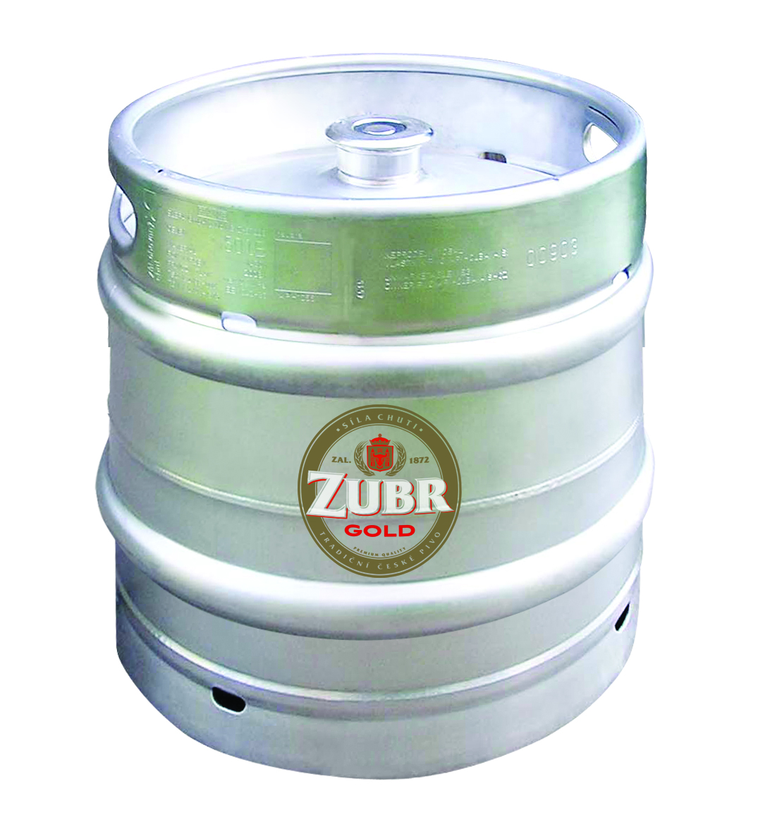 ZUBR Gold 11 pivo 30 l KEG