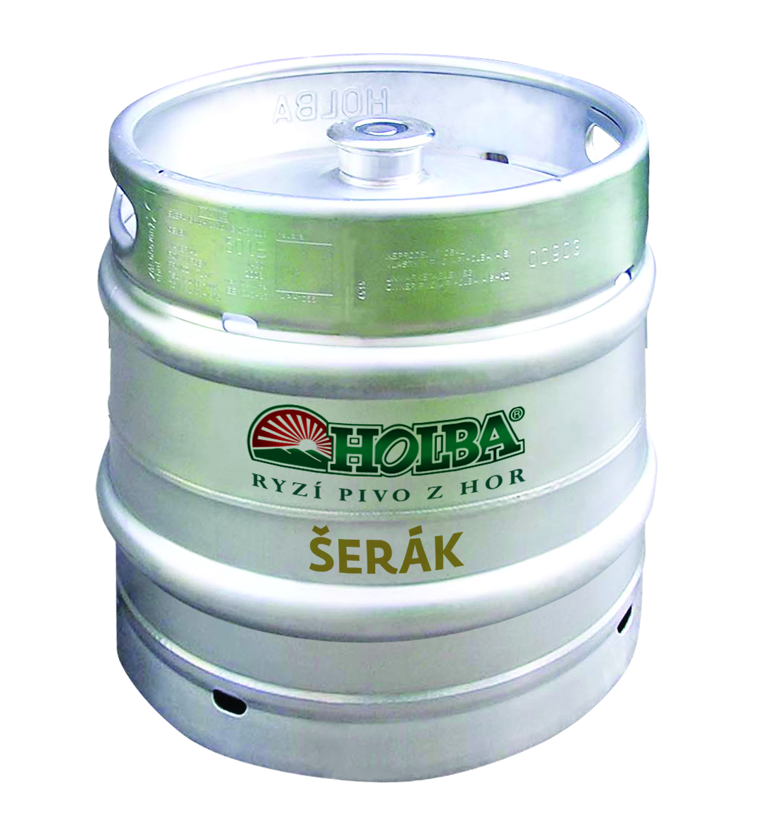 HOLBA Šerák 12 pivo 30 l KEG