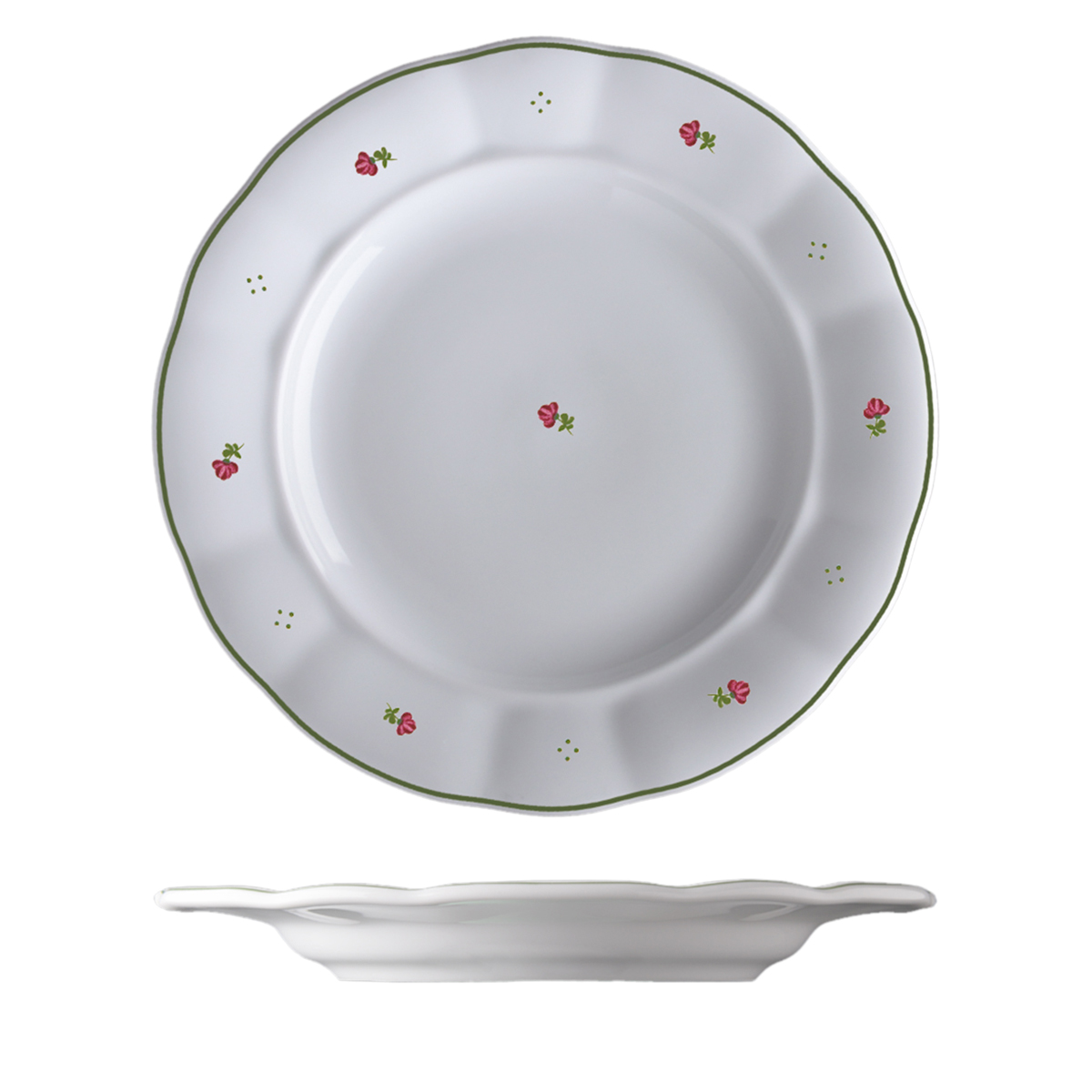 G.Benedikt Talíř mělký BEN 28 cm porcelán černý 6 ks