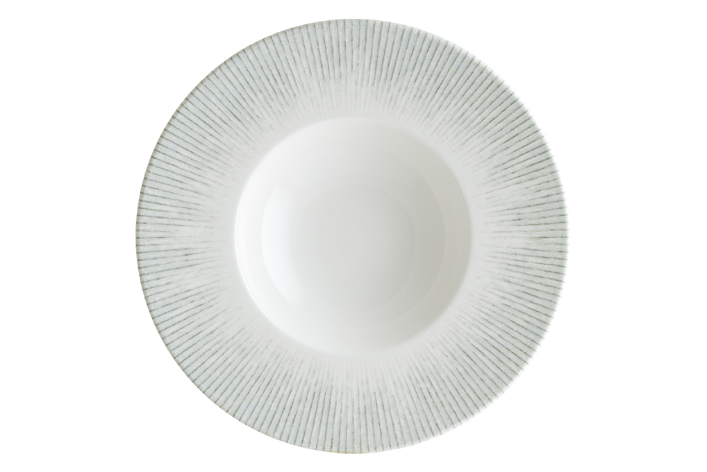 Bonna Talíř hluboký BANQ IRIS 28 cm modrý 1 ks