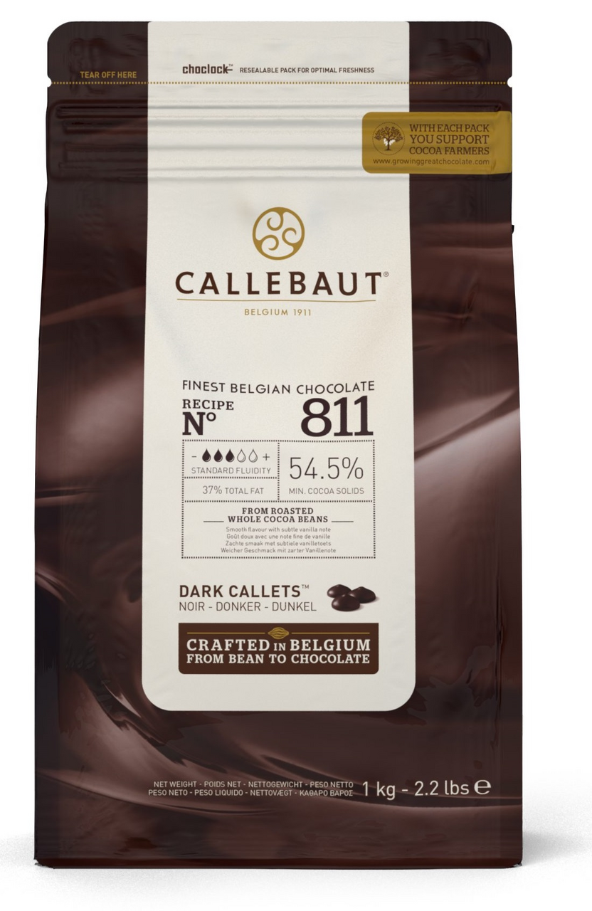 CALLEBAUT Čokoláda hořká 1 kg