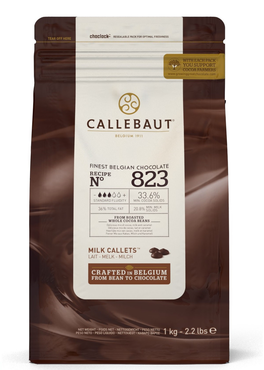 CALLEBAUT Čokoláda mléčná 1 ks