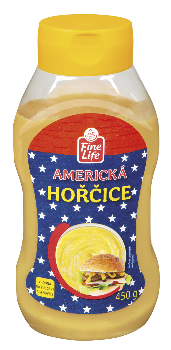 Fine Life Americká hořčice 450 g