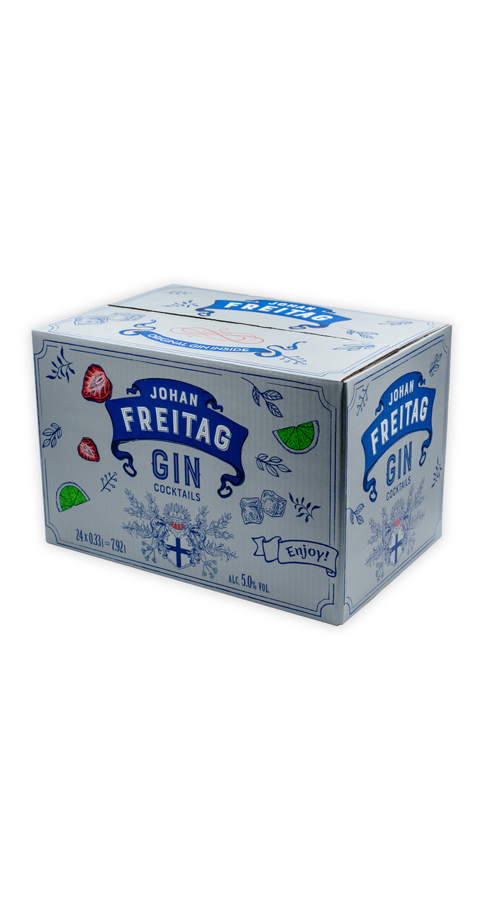 JOHAN FREITAG Gin & Rose 5 % 24 x 330 ml