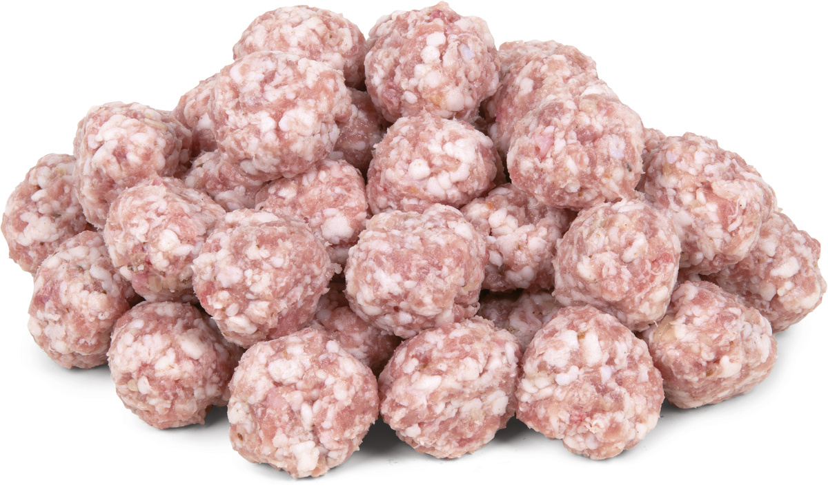 Vepřové kuličky Light 120 ks volně ložené chlaz. cca 2,4 kg vlastní výroba