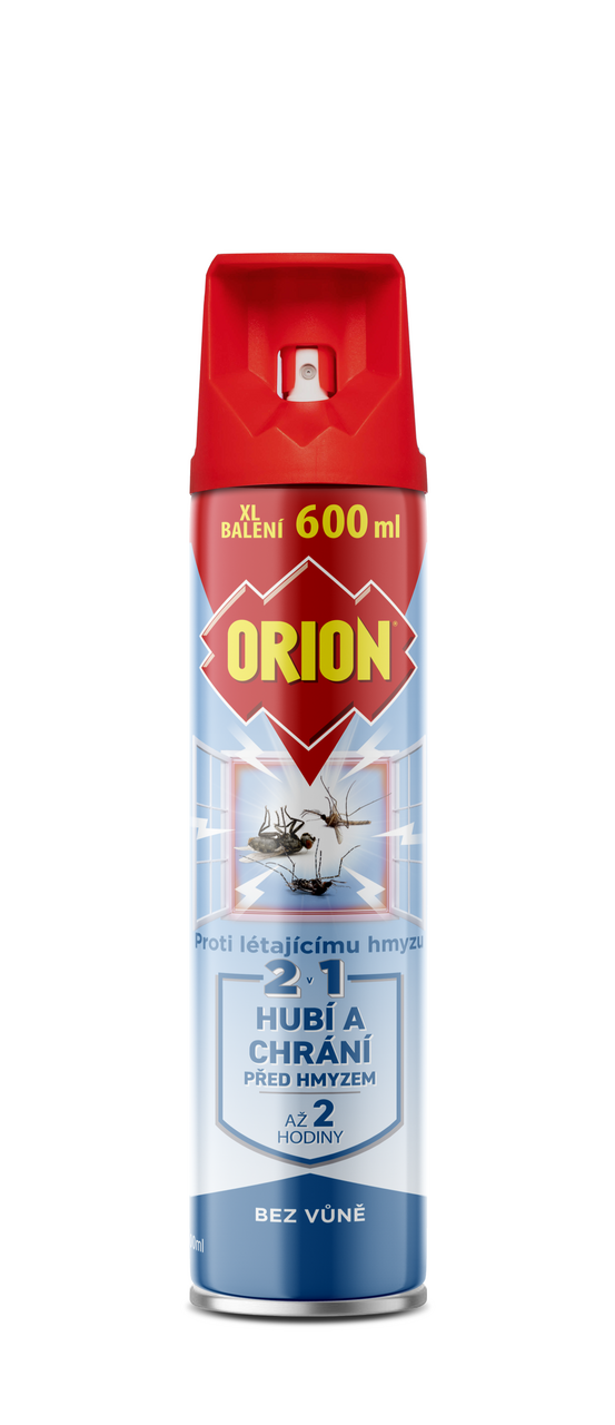 Orion Aerosol 2v1 bez vůně 600 ml