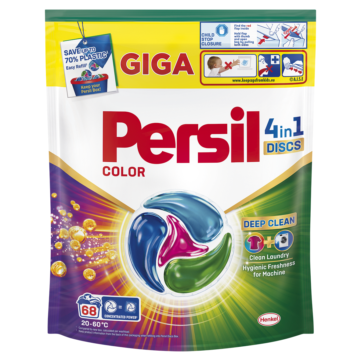 Persil Discs Color kapsle na praní 68 ks