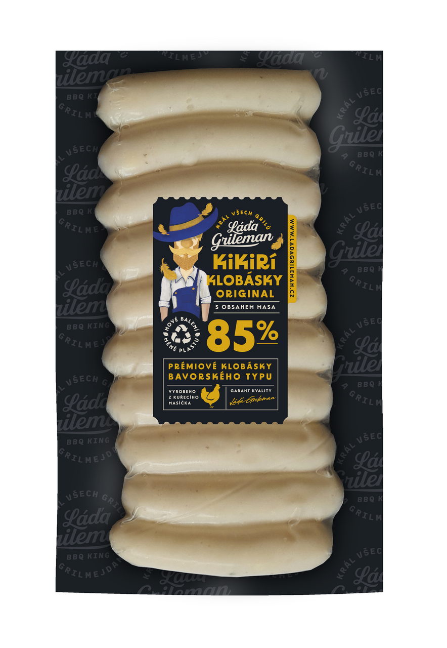 KiKiRí Original klobásky chlaz. 220 g