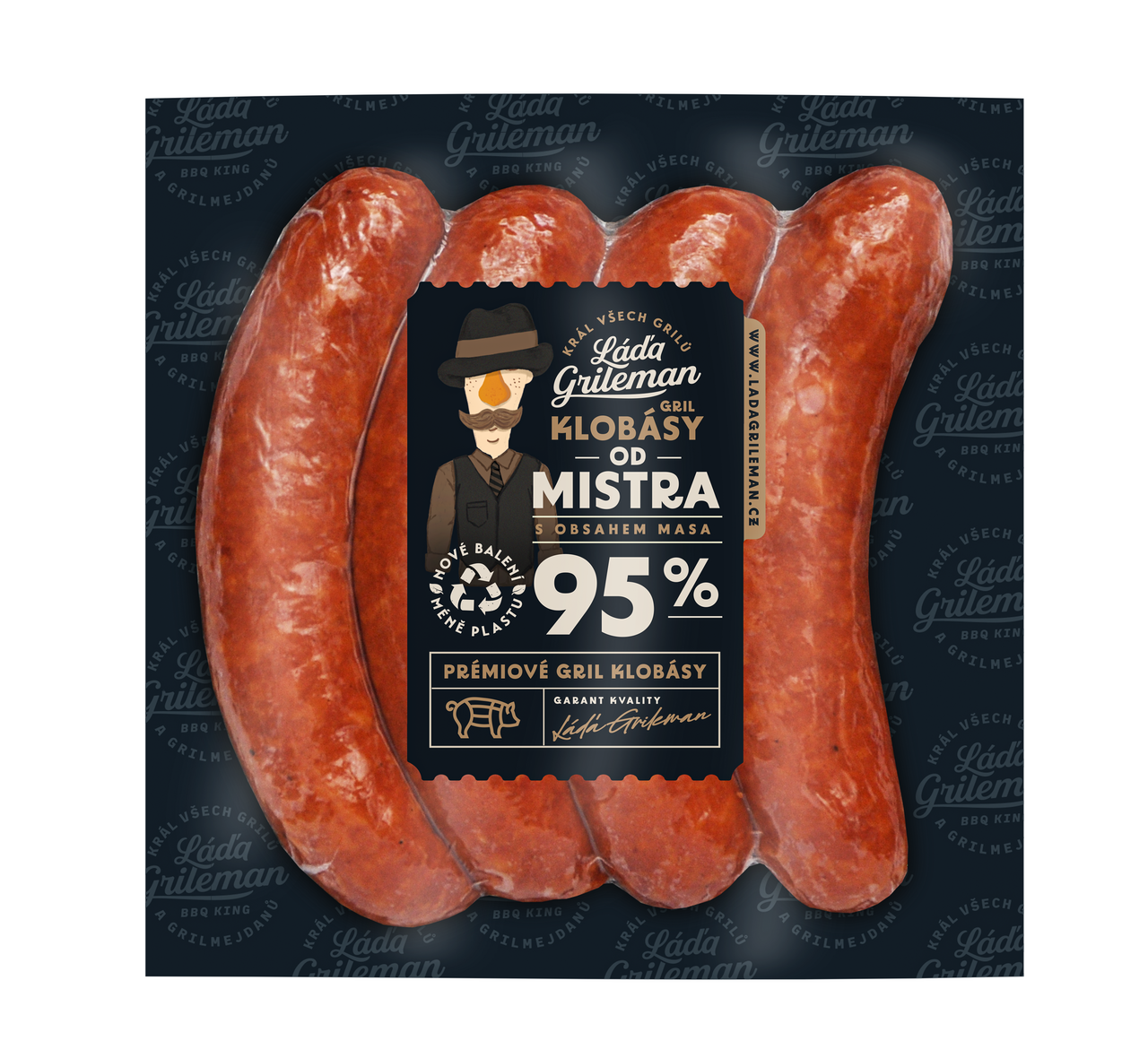 Gril klobása od mistra chlaz. 450 g