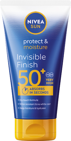 NIVEA SUN Protect & Moisture Invisible Finish OF50 150 ml